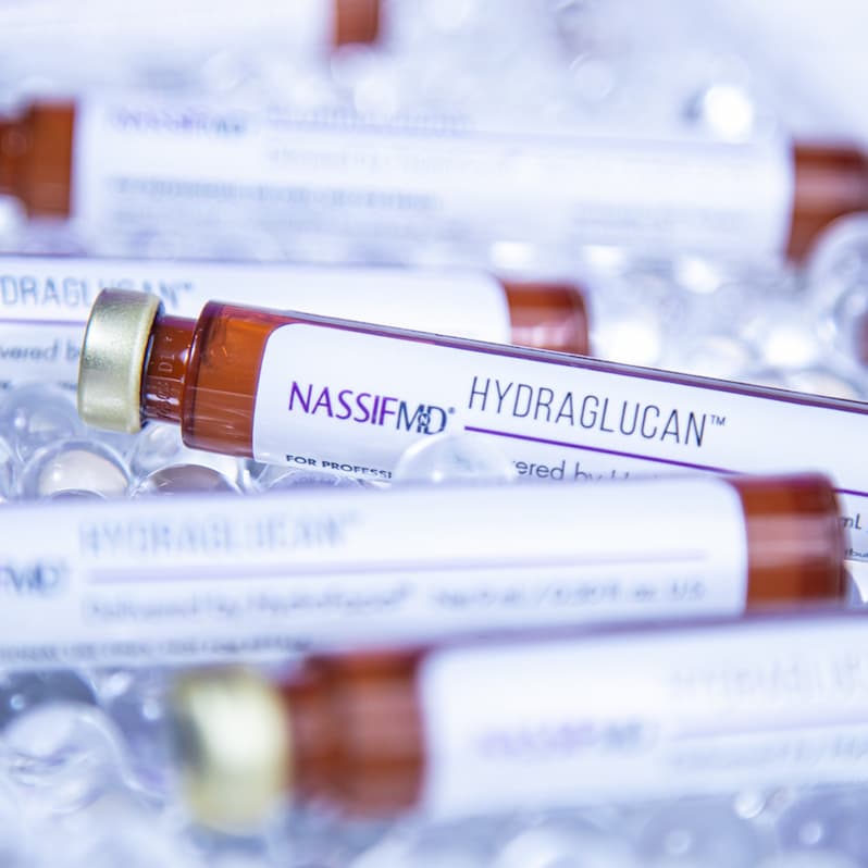 NassifMD HydraFacial booster vial used at Skin Science Clinic, London