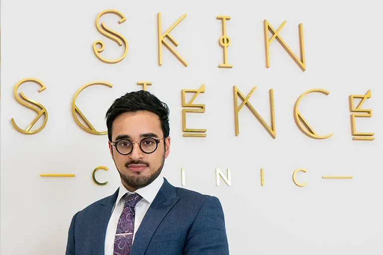 Dr Adil Sarwar at Skin Science Clinic