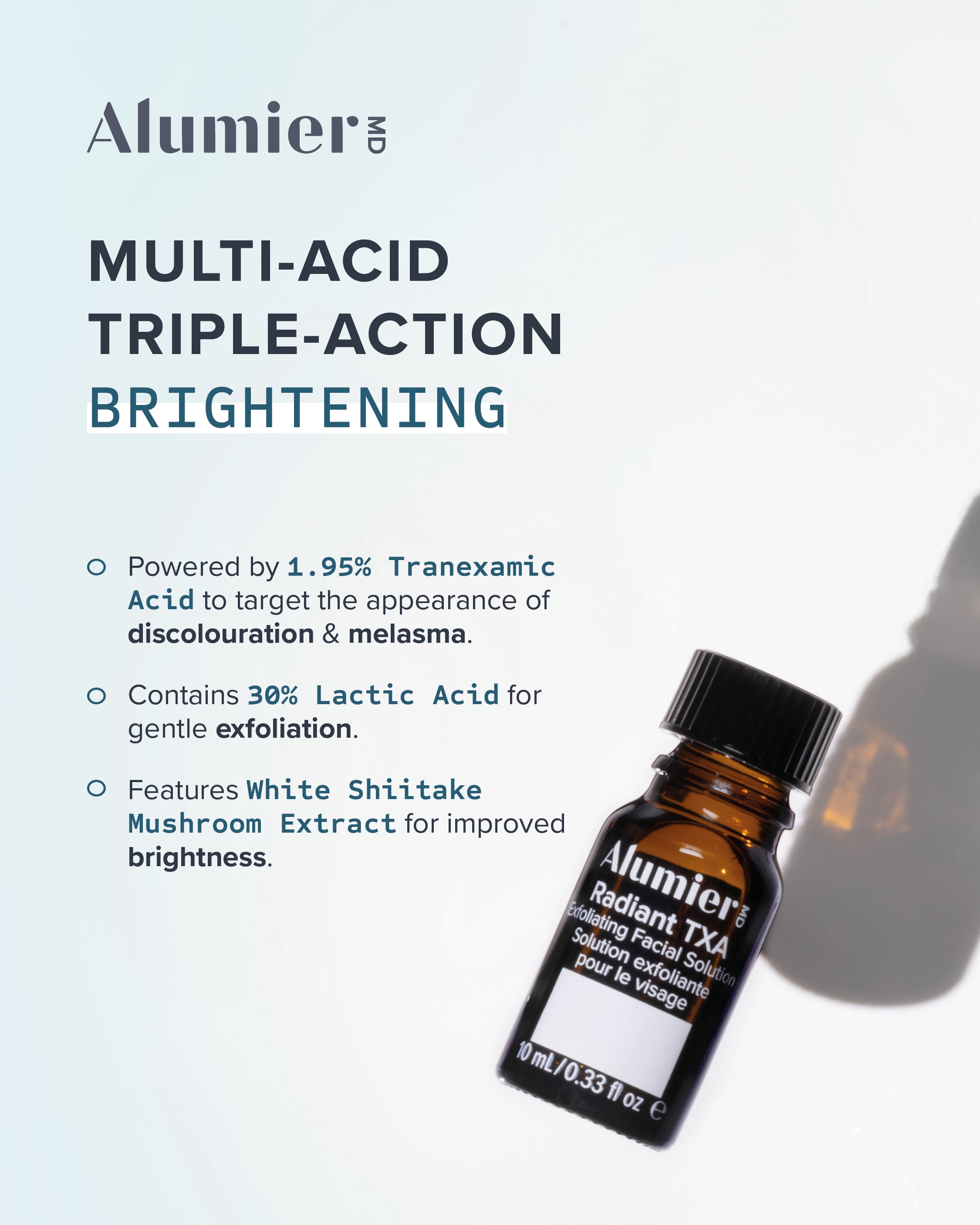 AlumierMD tranexamic acid ingredients