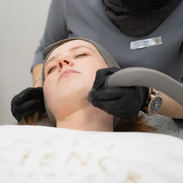 Cryotherapy procedure at Skin Science Clinic London