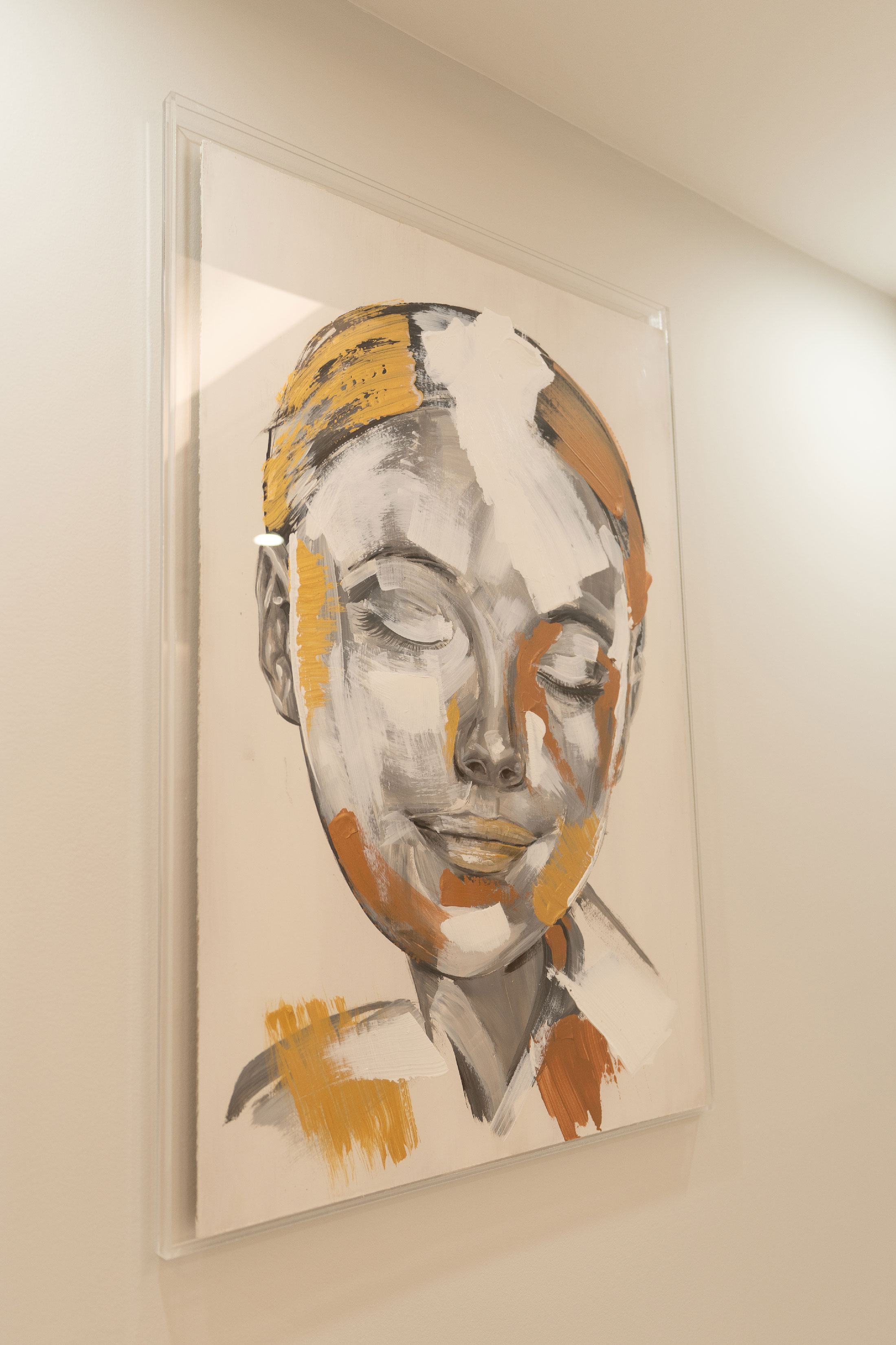 Artwork from the Skin Science Clinic London interior