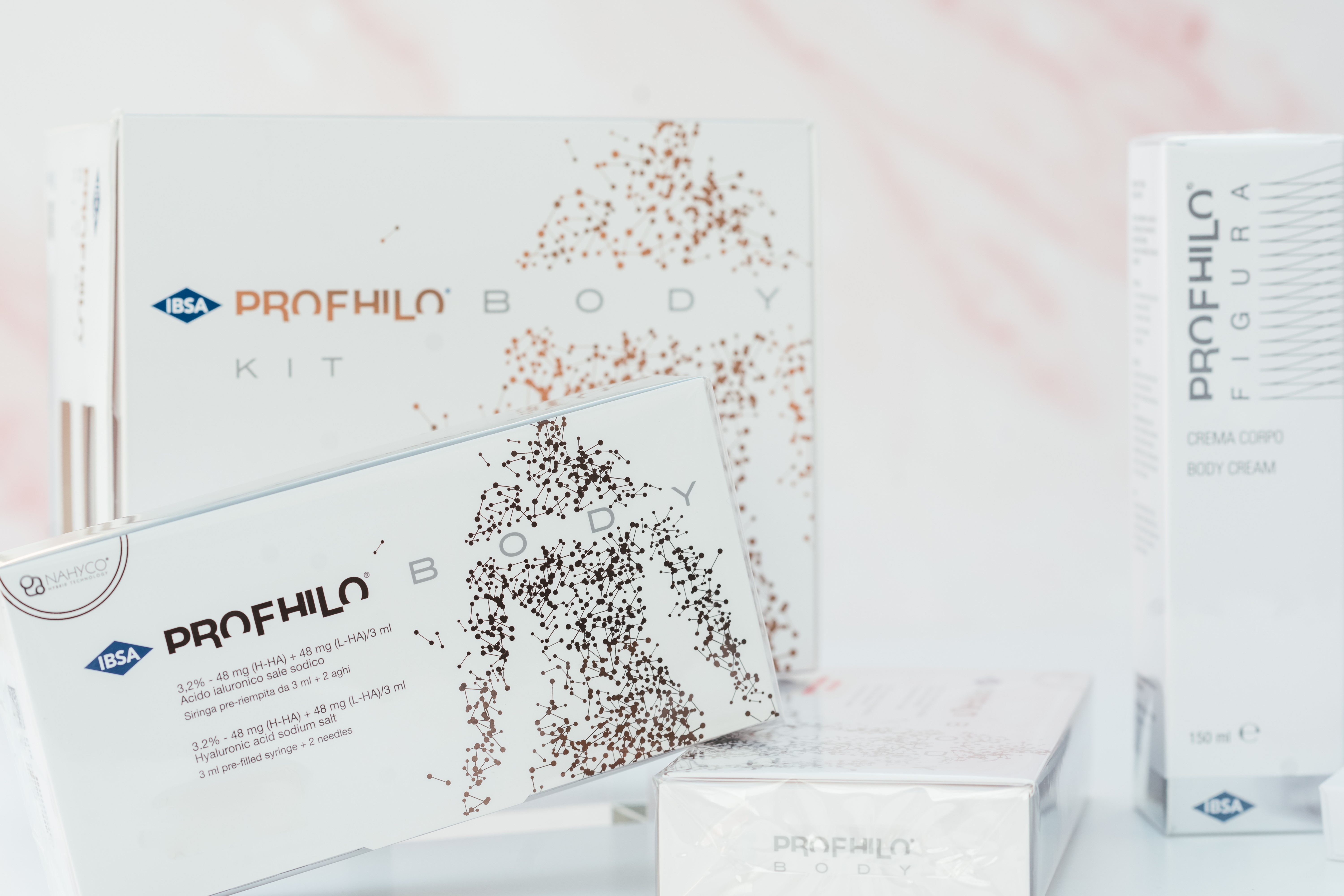 The Profhilo Body Kit products