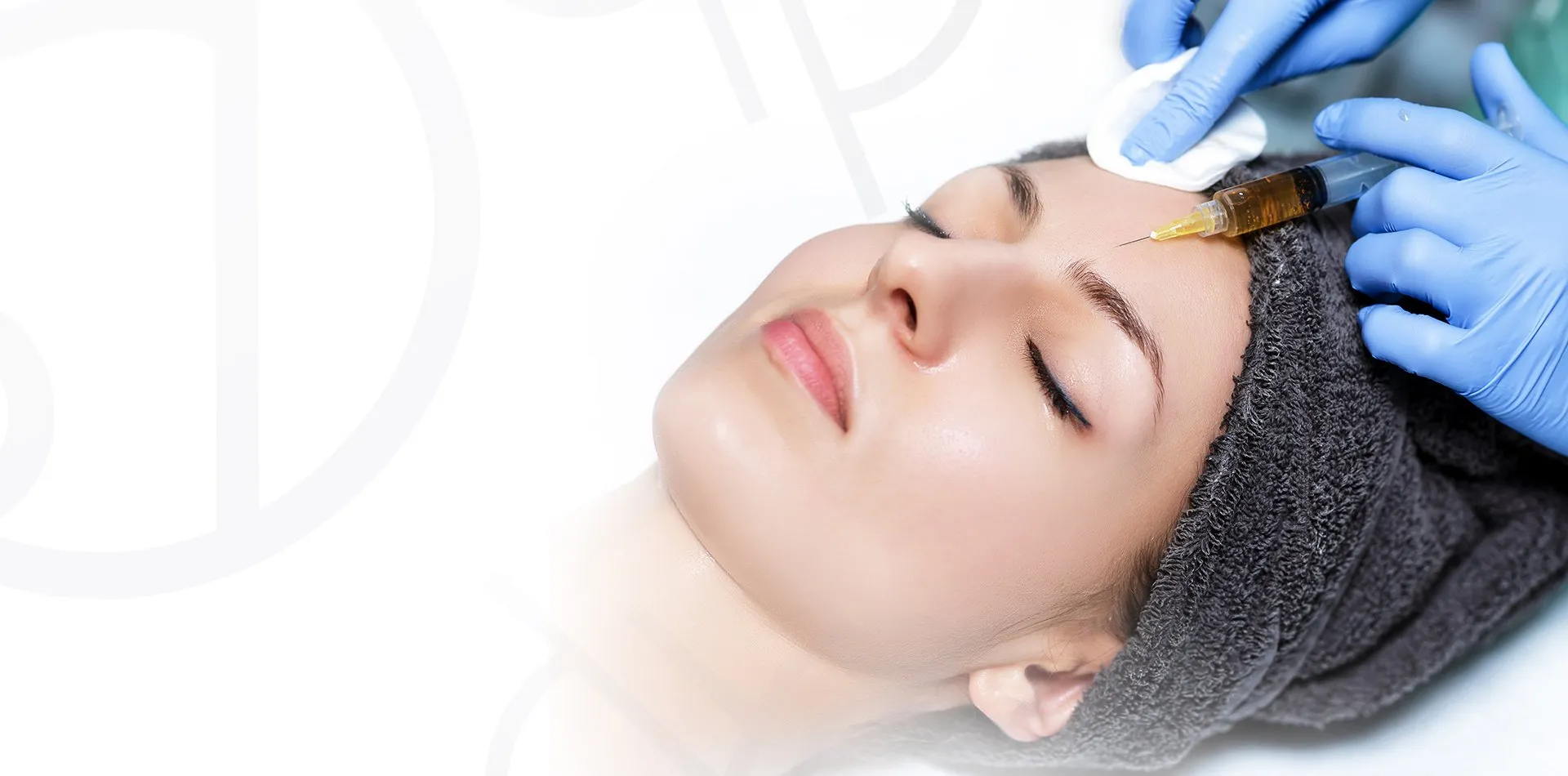A PRP facial injection being performed at Skin Science Clinic, London